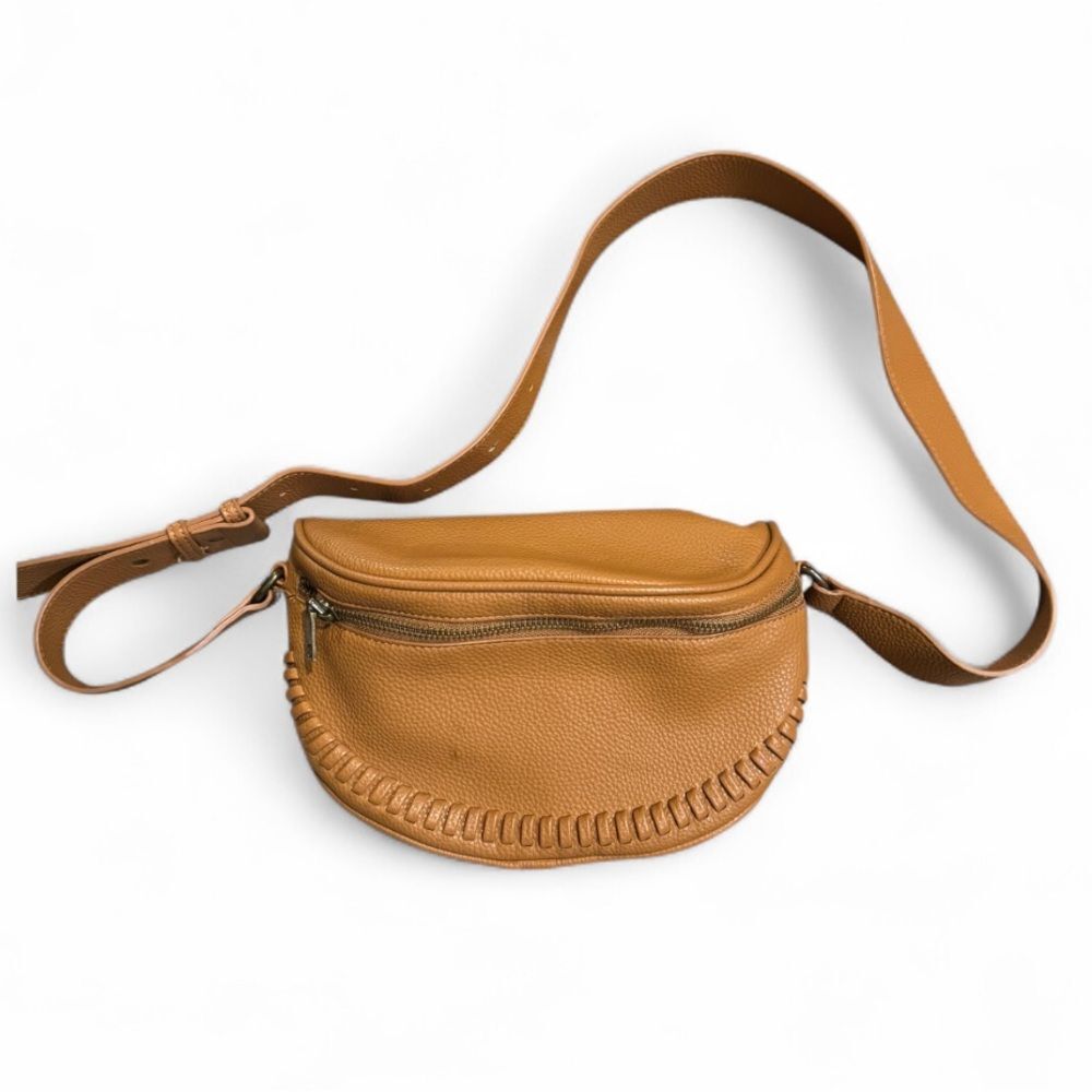 AHDORNED Tan Crossbody Bag belt bag